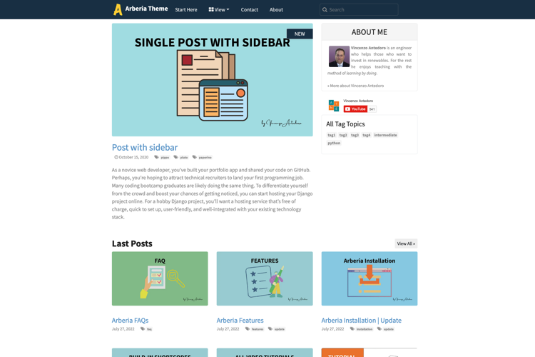 Arberia Theme For Hugo