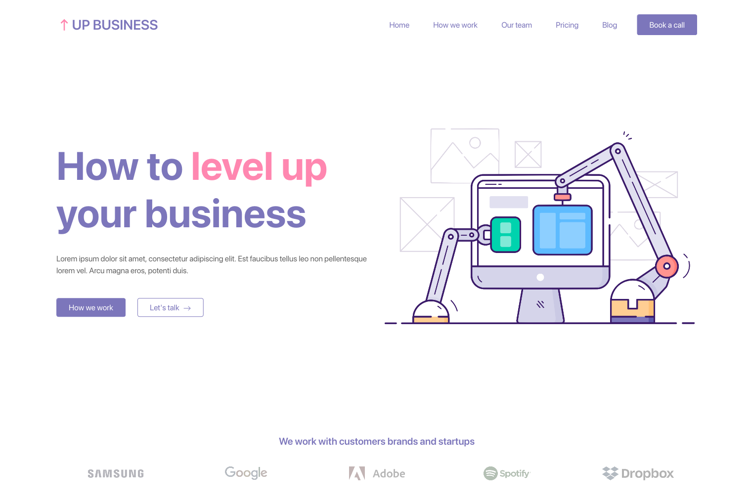 Up Business Theme